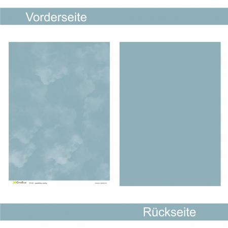 Pastellblau wolkig - Designpapier